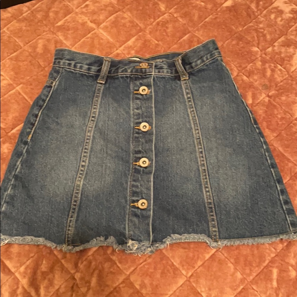 Button up Denim skirt